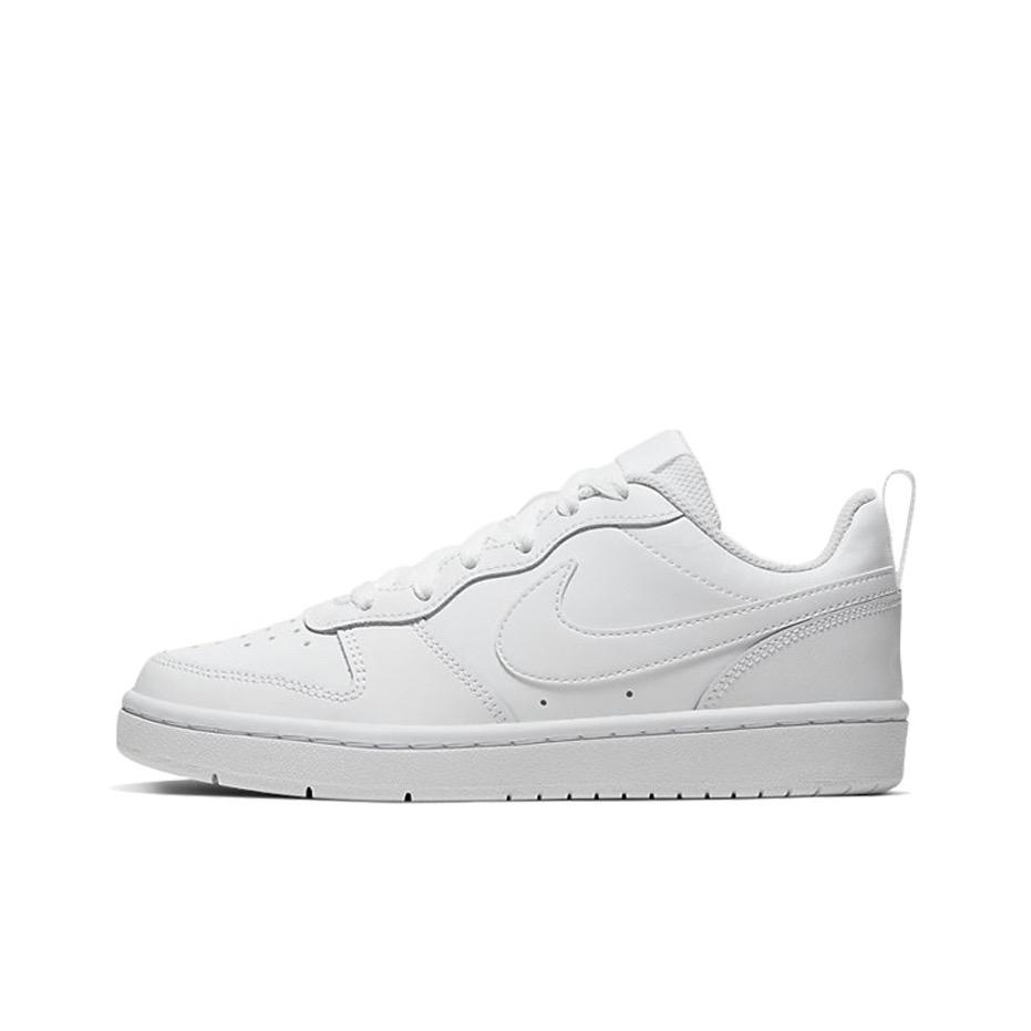Nike Pink And White Kitten Leather Cushioning Abrasion Resistant Slip Resistant Low Top Skateboard Shoes Unisex Pink BQ5448-100(team1670-)