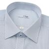 S.T. Dupont Comfortable Stretch Pinstripe Short Sleeve Regular Fit Shirt Se6mm11