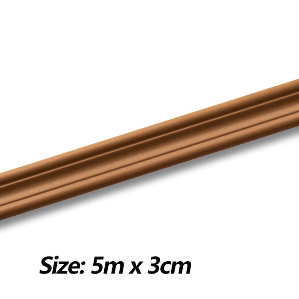 Premium 5M Wall Molding Trim Anticollision Edge Protection Decor Strip Soft Waterproof 3D Wall Sticker Bathroom