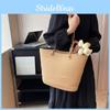 Summer Woven Straw Tote Bag Trendy Women's Large Capacity Handbag Street Style Shoulder Bag