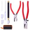 Glass Cutter Tools Set Glass Cutting Tool Kit Glass Cutter Glass Running Pliers Breaker Pliers Stained Glass Tools