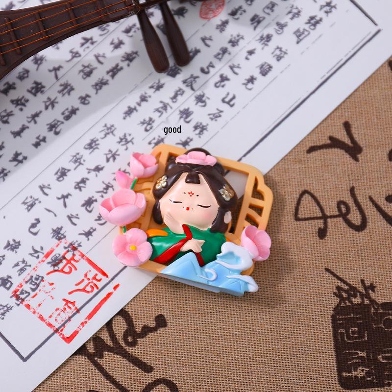 Şarap Dolabı ve Oturma Odası İçin Yaratıcı Retro Prenses Figür Dekorasyonu