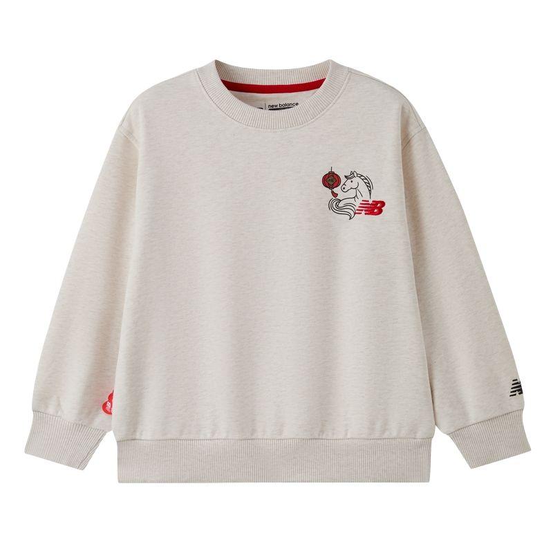 New Balance Kids Sweatshirts Crew Neck Moderate 7ZG11073-OML 110