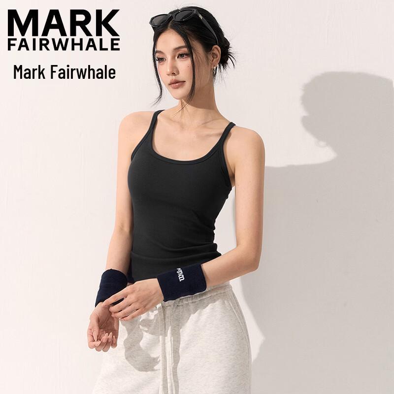 Mark Fairwhale Women s Slim Fit Sports Vest with Built-in Bra M