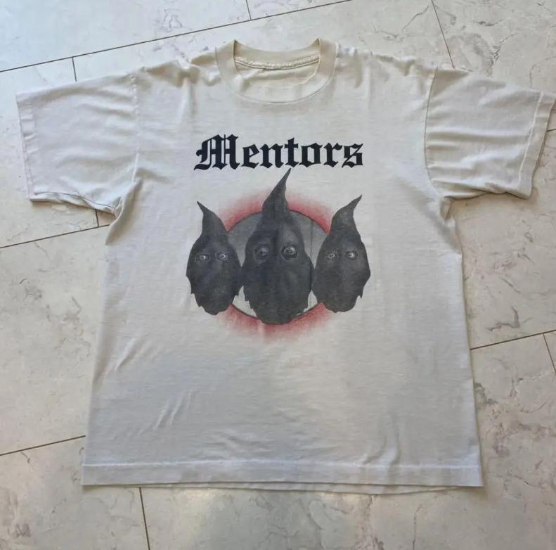 

Vtg Mentors Band Gift For Fans Cotton White Full Size Men Women Shirt BL002 XL