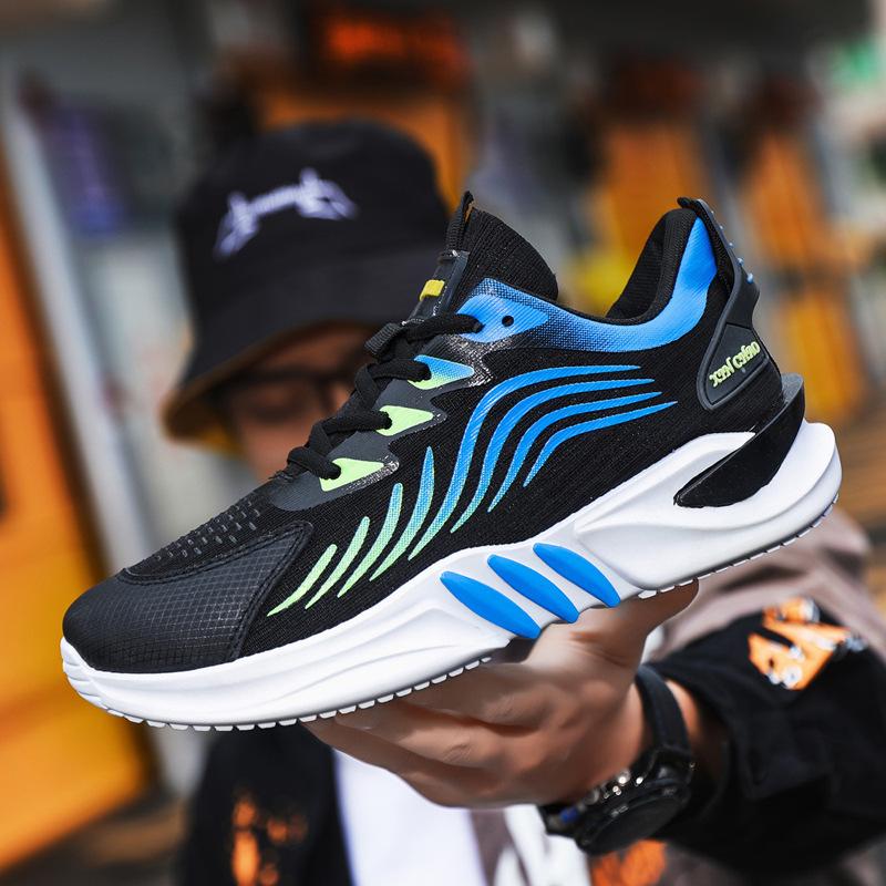 Summer men's shoes 2024 new coconut men's sports running shoes casual mesh mesh shoes breathable dad trendy shoes