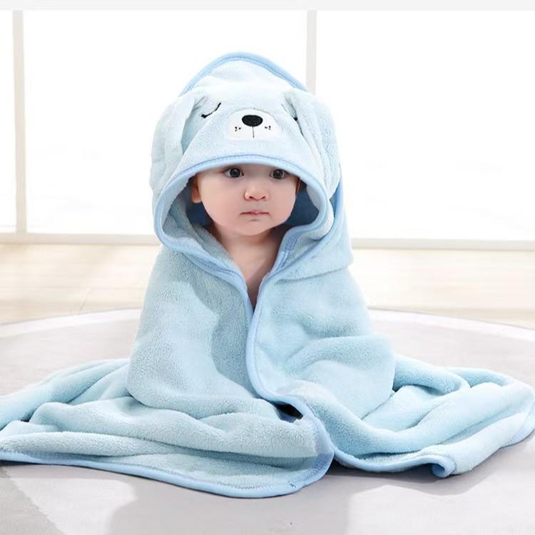 Super Soft Children's Hooded Cotton Bath Towel & Bathrobe for Boys & Girls