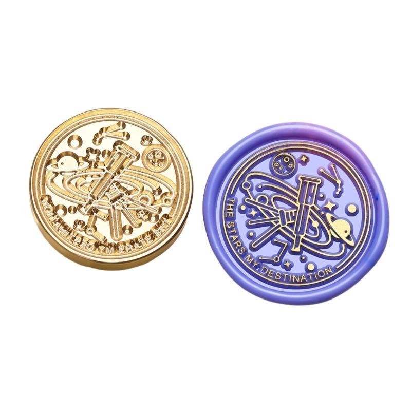  Scrapbooking Theme Wax Seal Stamp Head for Sealing Wedding Invitations Appreciation Card Envelope Party Invitation