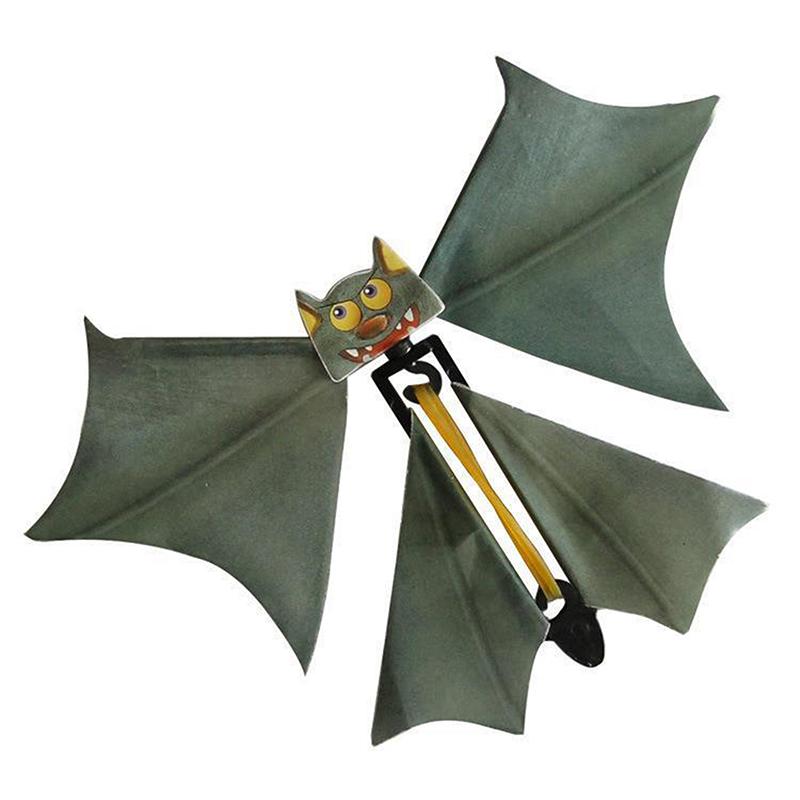 

2Pcs Toy Flying Bat Toy Prank Fairy Flying Toy Realistic Flying For Bookmark Greeting Card Toddler Surprise Gift 2pcs