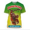 Camisetas Gráficas de Cubo de Basura de Dibujos Animados para Niños Estampado 3D Camisetas de Anime para Niños Moda Hombres Mujeres Manga Corta Cuello Redondo Camiseta Harajuku Y2k Top