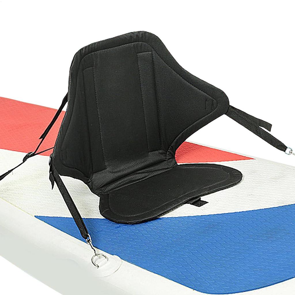 Adjustable Padded Kayaks Seat Paddles Board Seat Canoes Backrest Seat With Storage Bag For Kayaking Canoeing Raftings Fishing