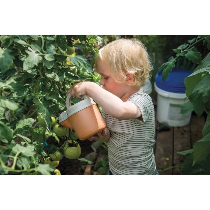 Jeu de jardin en bioplastique - dantoy - set outillage de jardin 7 pcs