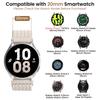 AHASTYLE WE37 Watch Band For Samsung Galaxy Watch7/Watch6/Watch 5/Watch 4 40mm 44mm , 20mm Double Loop Nylon Braided Strap