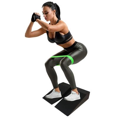 Bloc Cale Antidérapant pour Squats Entraînement de Force Machine pour Jambes Étireur de Mollets Planches Inclinées Cales d'Étirement des Pieds Bloc Durable