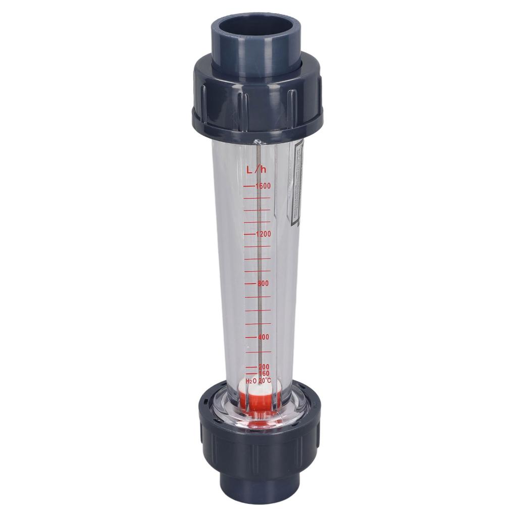 Plastic Tube Liquid Flowmeter High Accuracy Large Range Acid Alkali Resistance Water Flow Meter Gauge