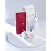 Set de manucure - ZWILLING - 5 pièces - Étui cuir rouge - Outils ergonomiques