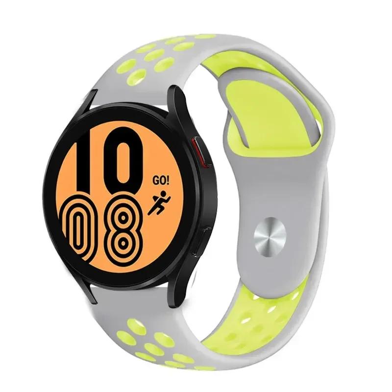 22mm 20mm Silicone Strap for Samsung Galaxy Watch 7 6 5 4 40/44mm 6Classic 43/47mm Bracelet for Huawei Watch 6 5Pro GT6/5 Band