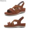 Breathable Casual Women's Sandals, Foot Cover, Light and Fashionable Soft Sole, Large Size Sandals