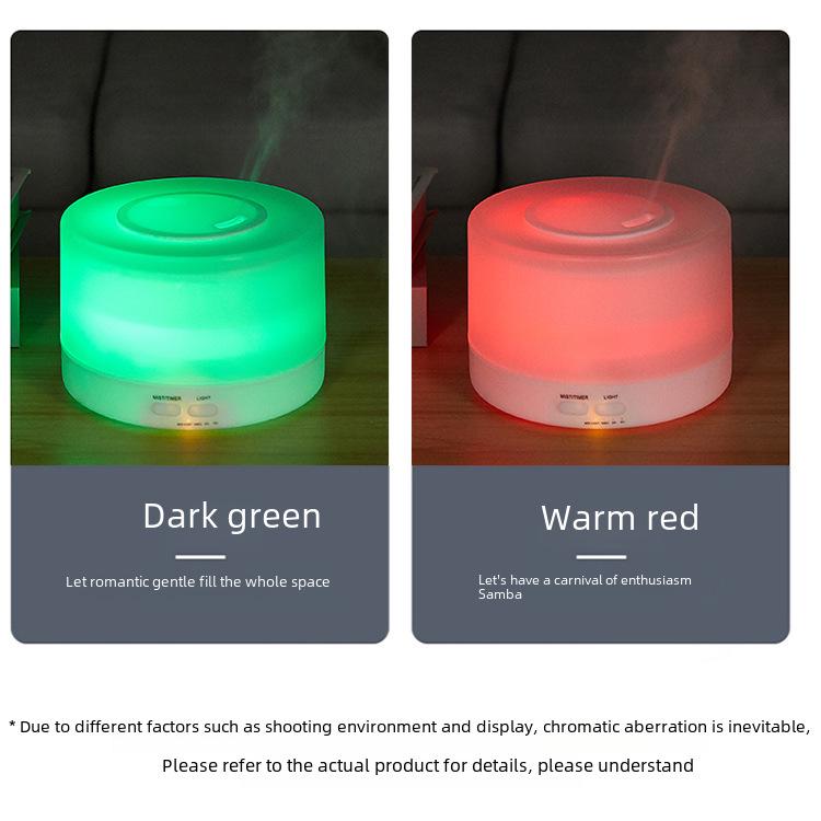 Umidificator cu ultrasunete pentru aromaterapie, model lemnos, 700 ml, și purificator de aer pentru birou MUJI