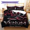 Name Custom Black-Venom Pattern Bedding Set Quilt Cover Pillowcase Home Decor Gift (1 * Duvet Cover + 2 * Pillowcase, Without Core)