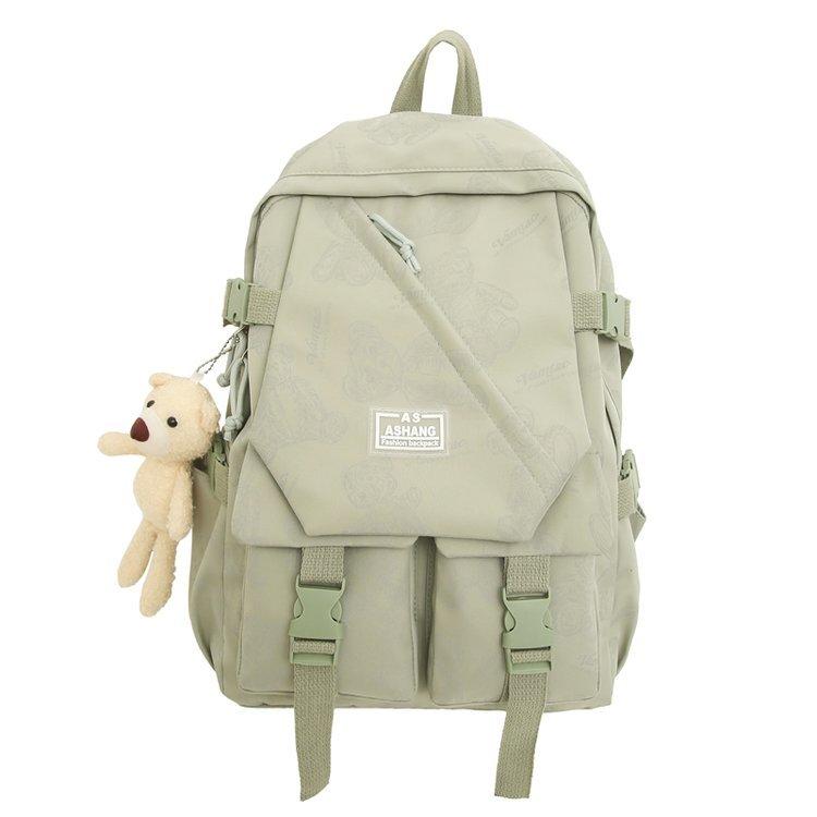Schoolbag schoolbag Korean version Harajuku Japanese large-capacity simple ins versatile junior high school high school student college student