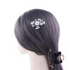 Zinc Zinc Alloy Hairpin Rhinestone Hair Stick Five-tooth Hair Comb Hair Accessories Korean Style Headwear