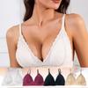 Women's Lace Sexy V,neck Strapless Camisole Bra