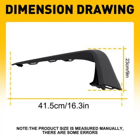 For - Honda Pilot Front Driver Bumper Upper Garnish Molding Cover Trim