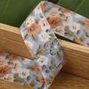 5yards 25/38MM Double-Side Flower Rose Printed Ribbon for Clothing Sewing Supplies DIY Hair Bows Hat Decor Craft Accessories