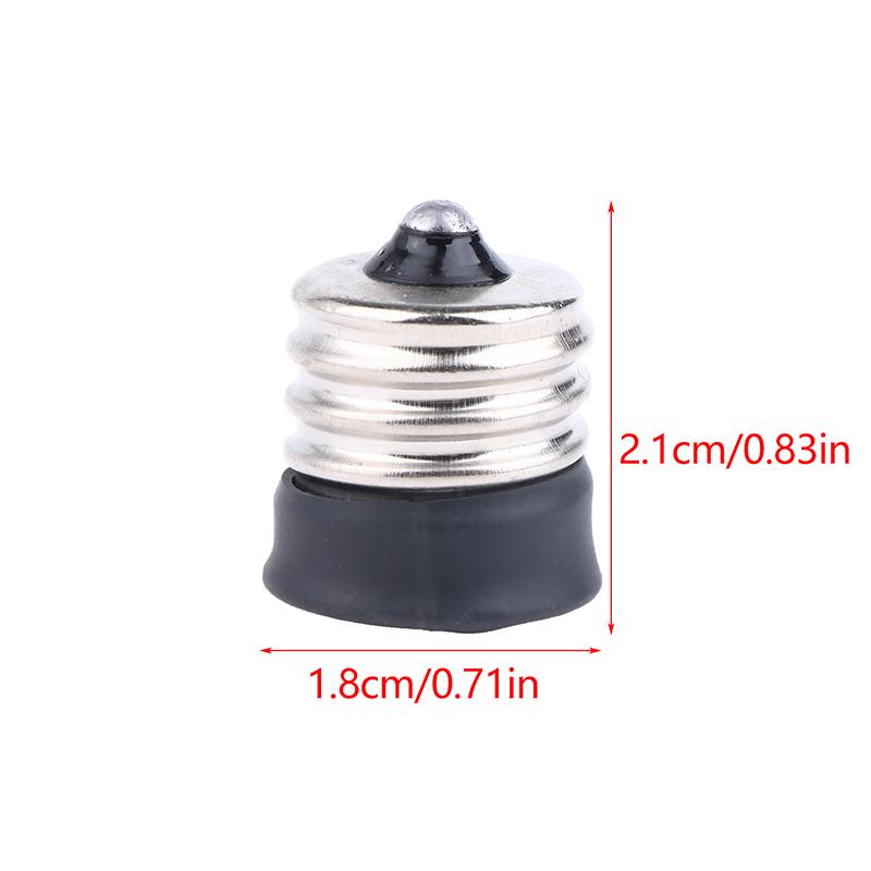 (YY)2Pcs 2026 E17 To E12/ E14 Lamp Holder Led Light Base Converter Screw Bulb Socket Adapter LED Saving Light Halogen Lamp Head