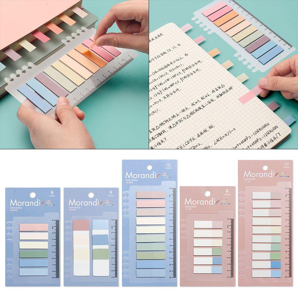 60/120/200pcs Novelty Planner Stickers Notes Tab Strip Bookmark Office Supplies Index Flags Loose-leaf Paster Sticker Memo Pad