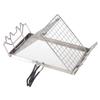 Adjusted Barbecue Picnics Stainless Steels Camping Toaster Holder Rack Bread Toaster Stand Folding Grill for Campfires