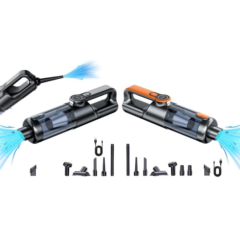 Handheld Home Vacuum Cleaner Rechargeable Portable Vacuum Cleaner Car Home Wireless Dust Catcher 16000PA