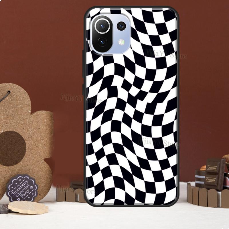 Crazy Checkered Funda For POCO F5 X3 X4 X5 Pro F4 GT C40 F3 Case For Xiaomi 11T 12T Pro 12 X 13 Lite Cover