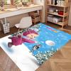 Masha and The Bear Print Rug, Washable Floor Carpet, For Entryway Dorm Laundry Room Office Study, Home Decor Birthday Christmas Gift