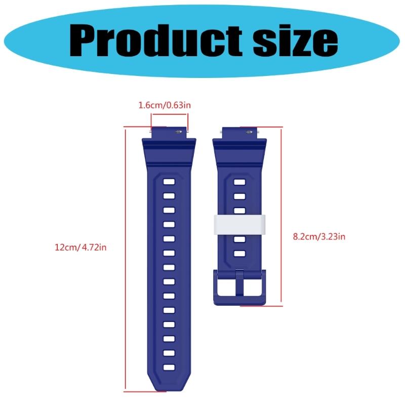 Soft Silicone Wriststrap Replacement Quick Release Bracelets Watch Silicone Band Breathable Belt Straps for Whizkid 2