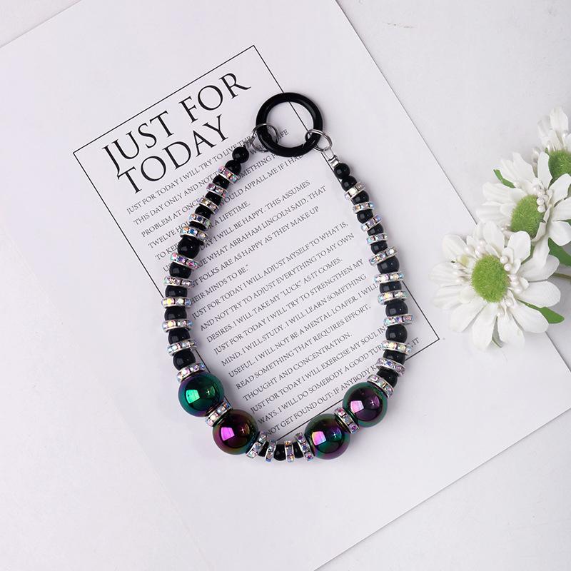 

Креативная Модная Ручная Работа Бусинная Цепочка Для Мобильного Телефона Для Женщин Девушек Анти-Потерянная Сумка Для Телефона Украшения Аксессуары Подарки A2