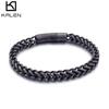 Titanium Steel Men'S Simple Bracelet, Stainless Steel Men'S Personalized Retro Hip-Hop Trend Jewelry