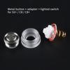 (Stainless Steel Button + Light Switch) Kit For Replacing Silicone Buttons Suitable For S2+/S3/S6/S8/M1/M2/C8/C8+/S21A