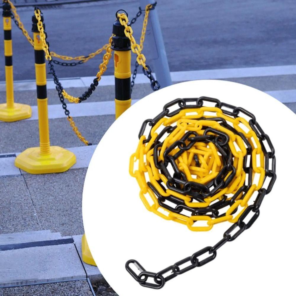 5m Traffic Chain Barrier Link 6mm/8mm/10mm Crowd Control Barrier Warning Safe