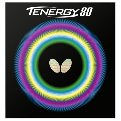 Butterfly Tenergy 80 Table Tennis Rubber, 05930, Black, Extra Thick