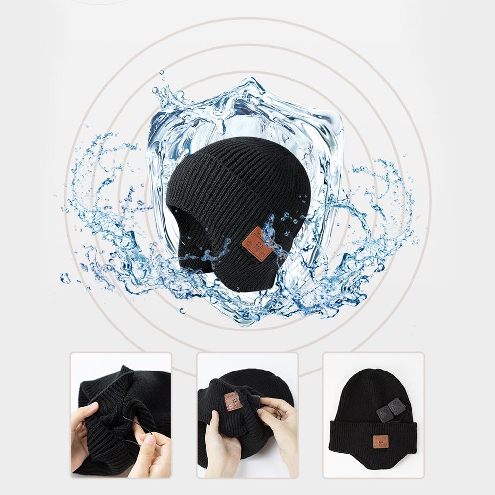 Bluetooth Beanie Hat Winter Unisex Warm Earflap Hat Wireless Headphone Earphone Stereo Speaker Mic Autumn Hat for
