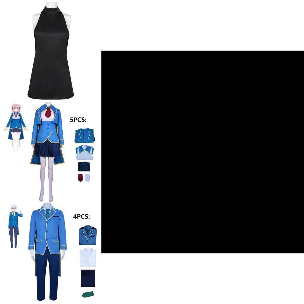 High-quality Kinsou No Vermeil Alto Lilia Cosplay Costumes Wig Halloween Carnival Comic Con