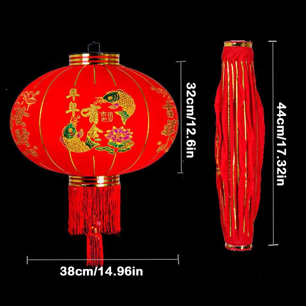with Tassel Year of the Horse Lantern Red Chinese New Year Lantern  for Spring Festival Decoration