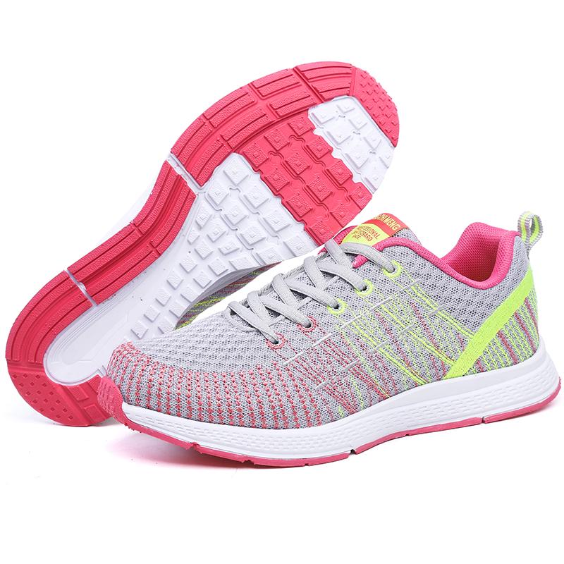 Women's Color Breathable Women's Running Shoes No Slip Outdoor Slip Breathable Sneakers