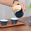 Ceramic gift travel outdoor portable travel tea set Kuaike cup storage tea cup tea can gift