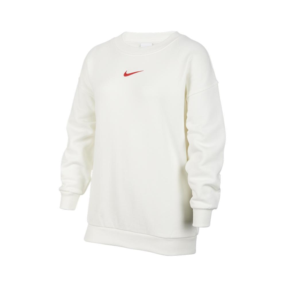 Nike Sportswear Club FW24 Snake Welcome Series Oversized Comfortable Soft Versatile Crewneck Kids Tops Sail HV8955133