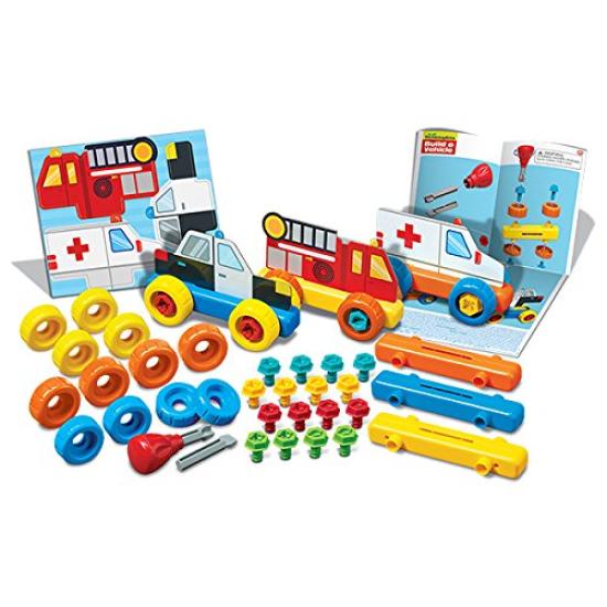 4M Thinking Power Assembly Vehicle Set, Educational Toy Car, Learning Kit, Independent Research, Educational Toy, Experiment Set, Play at Home, Kids,