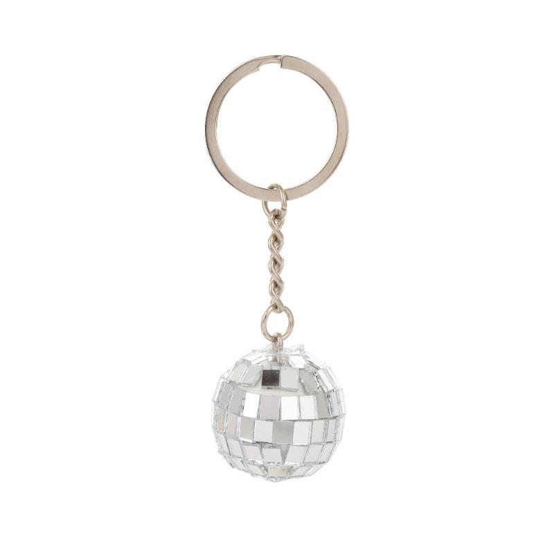 Mini Diskokugel Anhänger Schlüsselanhänger Vintage Dekor Dekorationen Schlüsselring Kind Auto