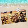Japan Anime Sword Art Online Beach Towel Colorful Bath Towels for Girl Microfiber Quick Dry Sand Free Beach Yoga Spa Gym Pool